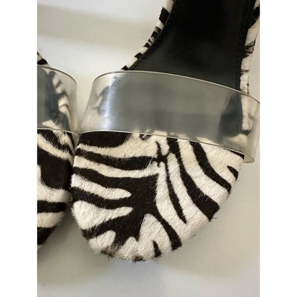 Steve Madden Carrson Leopard Zebra Heels size 5.5 - Picture 4 of 13